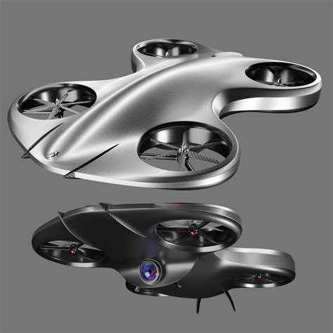 Quadcopter Drone Concept Free Drones Models Blenderkit