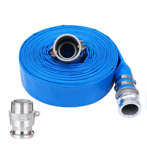 Buy 1 12 X 100ft Pvc Lay Flat Discharge Hose With Aluminum Camlock C