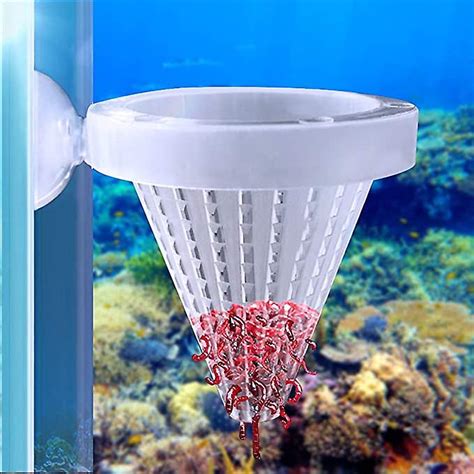 Red Worm Cup Anti Drift Feeding Cup Fish Tank Red Worm Feeding Circle