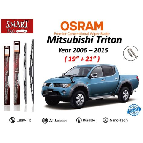 Osram Premier Conventional Wiper Blade U Hook For Mitsubishi Triton