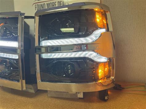 Used Morimoto Chevrolet Silverado 1500 14 15 Xb Led Headlights Lens Hazing For Sale Lf543