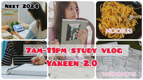 Am Pm Study Vlog Neet Yakeen Neet A Day In My Life