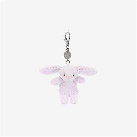 젤리캣 Jellycat Bashful Bunny Bag Charm Lavender 위시버킷