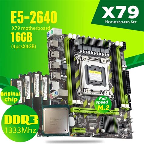 Atermiter X79 X79g Motherboard Lga2011 Combos E5 2640 E5 2640 Cpu 4pcs