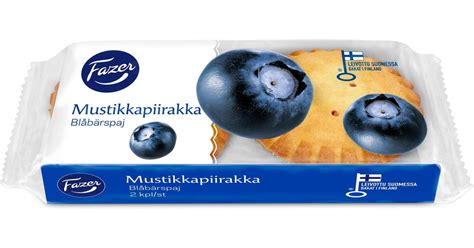 Fazer Mustikkapiirakka Kpl G Piirakka S Kaupat Ruoan Verkkokauppa