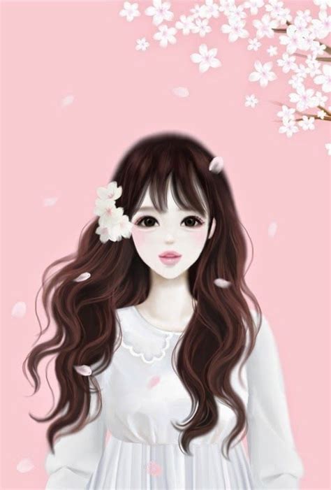 Korean Girl Animation Pictures Korean Anime Korean Art Asian Art Korean Illustration