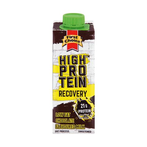 First Choice High Protein Recovery Milk - 250ml - Dis-Chem Living Fit