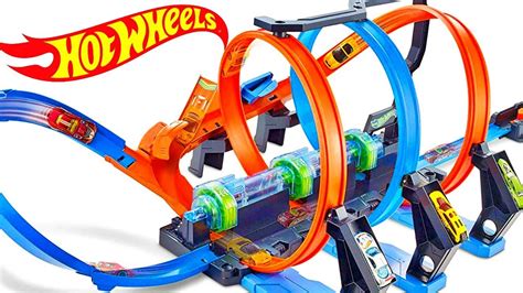 Hot Wheels CorkScrew Crash Slow Motion Epic Loops Racing Car Crashes