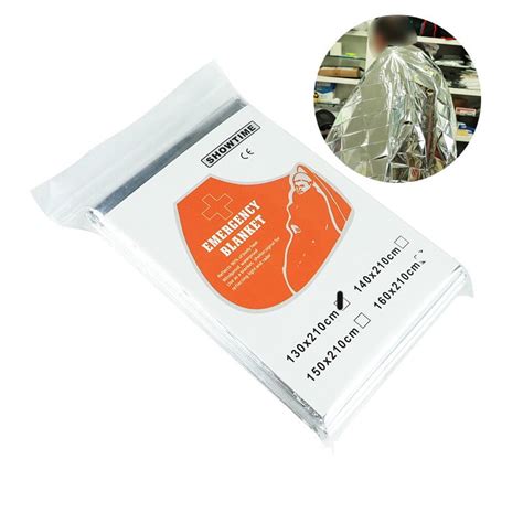 Herrnalise Emergency Mylar Thermal Blankets Space Blanket Survival Kit