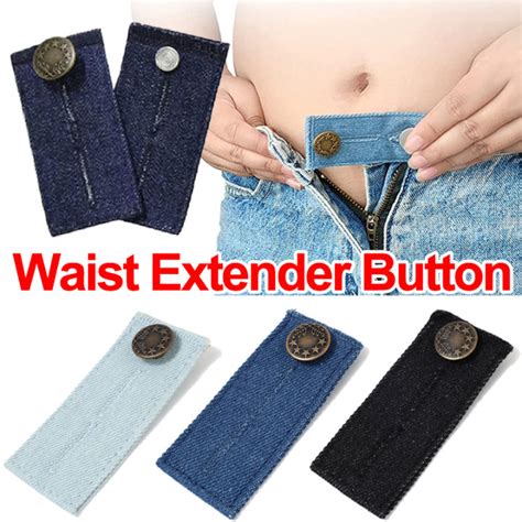 Jeans Waist Extender Button Trousers Waistband Expander Men Women Adjustment Waist Button Pants ...