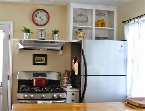 Refrigerator Next To Stove In Kitchen