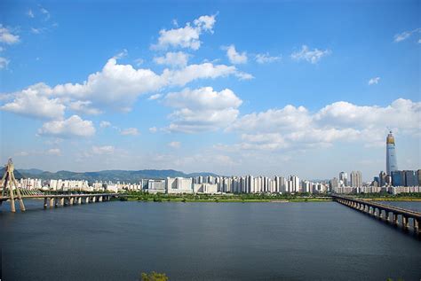 Free photo: seoul, han river, sky, olympic bridge | Hippopx