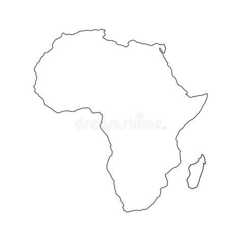 Map Outline Africa Stock Illustrations – 74,288 Map Outline Africa ...