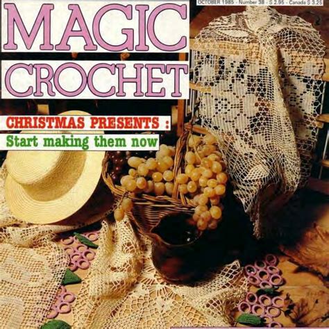 Magic Crochet Magazine Crochet And Knitting Magazine Vintage 53