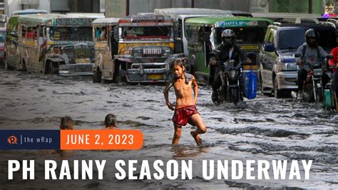 Philippines 2023 Rainy Season Underway Says PAGASA Video Dailymotion