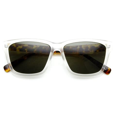 European Dapper Square Aviator Sunglasses Zerouv