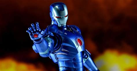 Bib A S H Figuarts Iron Man Mk Iii Stealth Blue Mark 3 Marvel Avengers Tamashii Exclusive