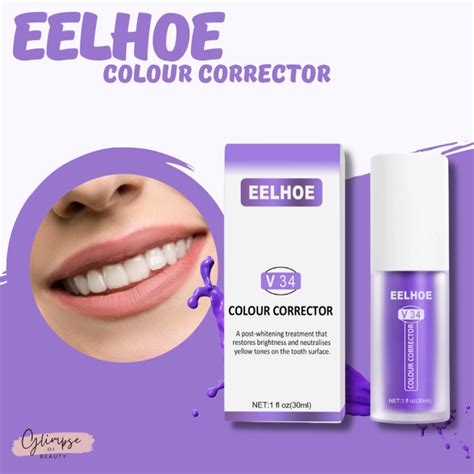 30ml Eelhoe Teeth Whitening Toothpaste Colour Corrector Foam Toothpaste