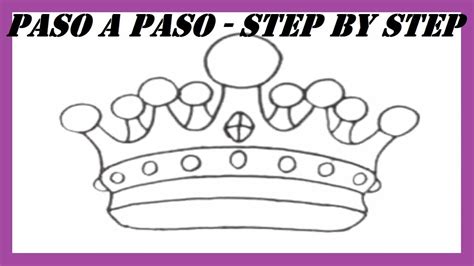 Como Dibujar Una Corona Paso A Paso L How To Draw A Crown Step By Step