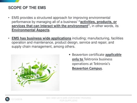 Ppt Iso 140012015 Ems Overview For Suppliers Powerpoint Presentation