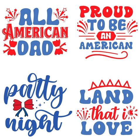 Premium Vector Hand Drawn Fourth Of July Lettering Of Th July Emblem