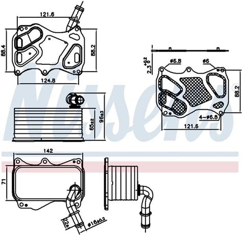 Mercedes Engine Oil Cooler Nissens Nissens