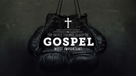 Wednesday Wallpaper: Keep the Gospel Most Important - Jacob Abshire