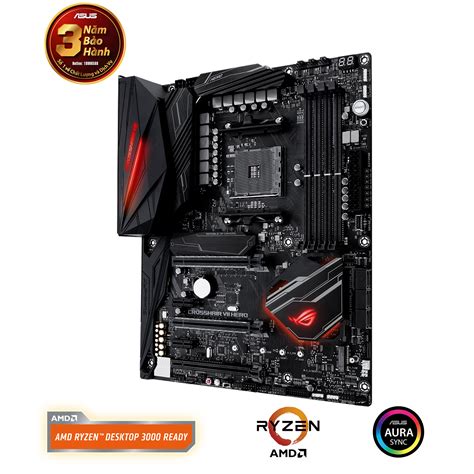 Mainboard Asus ROG CROSSHAIR VII HERO AMD X470 AM4 ATX 4 Khe RAM DDR4