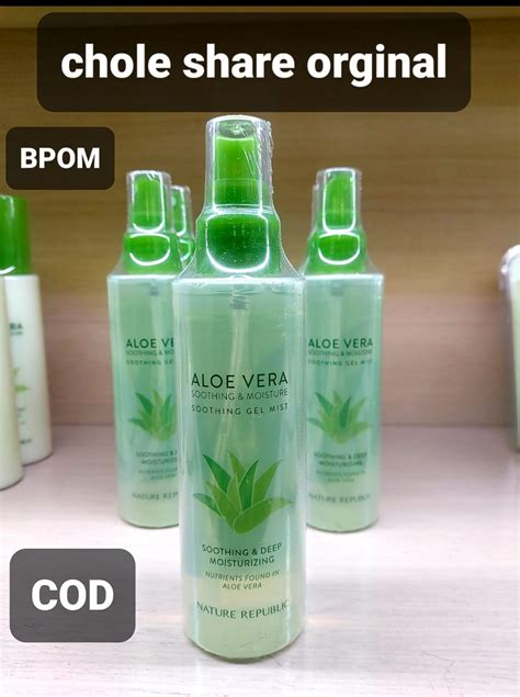 BPOM NATURE REPUBLIC SOOTHING MOISTURE ALOE VERA 92 SOOTHING GEL