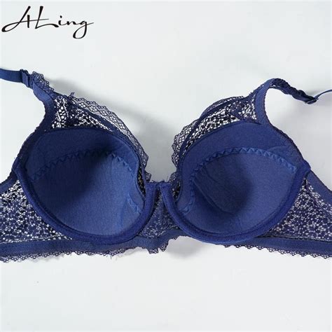 Купить Большие размеры модный женский цветочный кружевной бюстгальтер ...