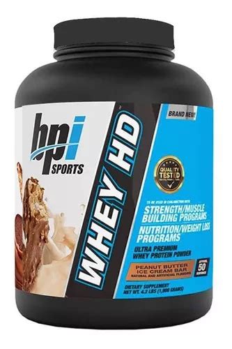 Bpi Sports Whey Hd Proteina Lb Sabor Peanut Butter Ice Cream Bar