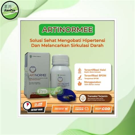 Jual Artinormee Herbal Asli Original Obat Hipertensi Darah Tinggi