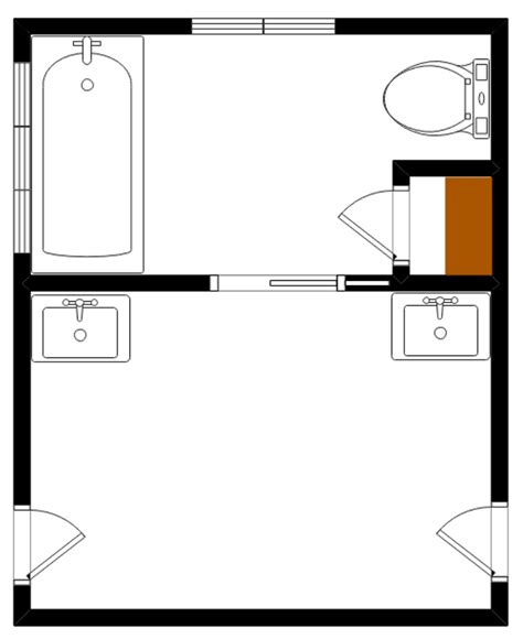 Free Editable Bathroom Floor Plan Examples And Templates Edrawmax