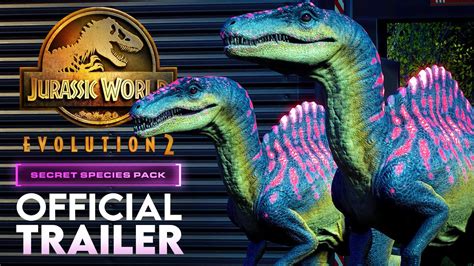 Official Trailer Secret Species Pack Jurassic World Evolution 2