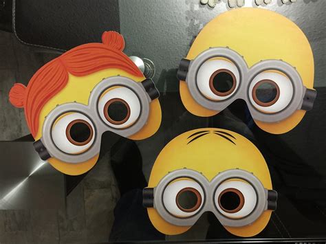 Antifaces De Minions Para Fiesta De Cumpleaños Temática 10 00 En Mercado Libre