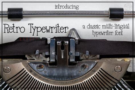 Retro Type Writer Font By Endless Time Graphics · Creative Fabrica