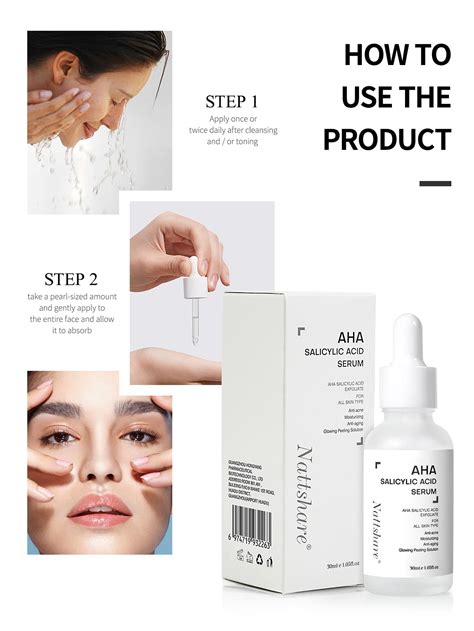 Nattshare Nattshare Aha Salicylic Acid Face Serum Ml Bha Glycolic