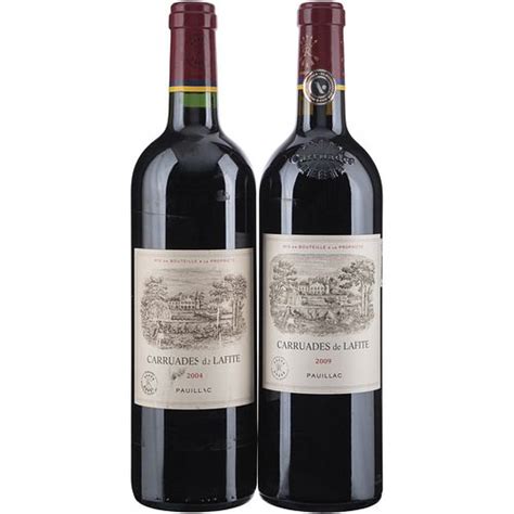 Château Lafite Rothschild Carruades De Lafite Cosechas 2004 Y 2009