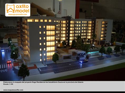 La Maqueta Noga Residencial Almer A Maquetas Axfito