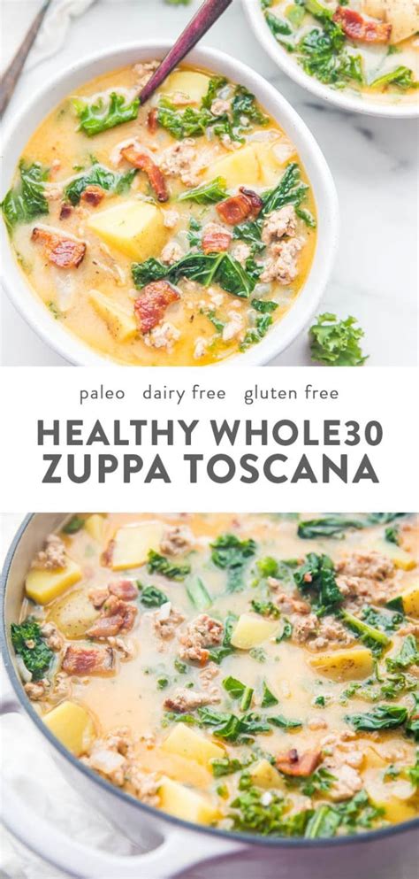 Healthy Zuppa Toscana Whole Paleo Dairy Free Aprons