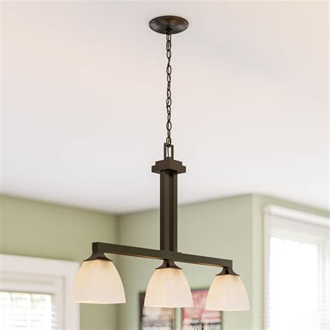 Hampton Bay Mattock 3 Light Oil Rubbed Bronze Kitchen Island Light With