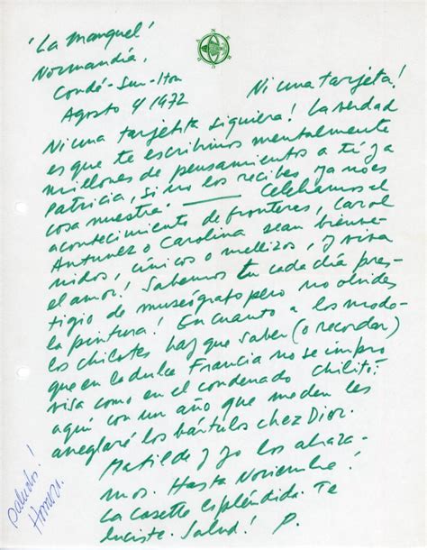 Fundación Nemesio Antúnez Carta de Pablo Neruda a Nemesio Antúnez 4