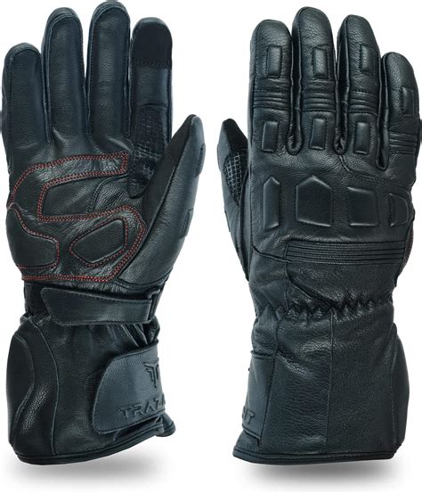 BLOK IT Gants De Moto En Cuir Pour Homme Et Femme Gants De Moto