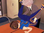 Anime Hentai Chun Li Big Ass Riding Cock In Reverse Cowgirl Until He