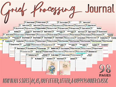 Gardening Journal Tracker For Grief
