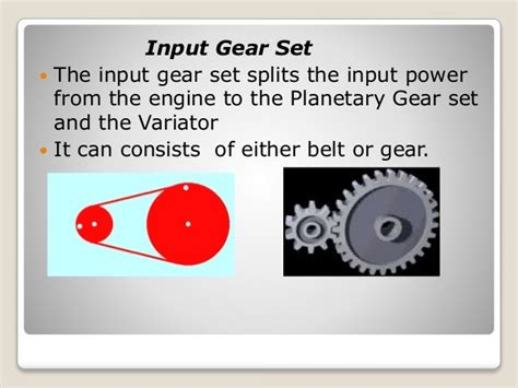 Study Of Infinitely Variable Transmission