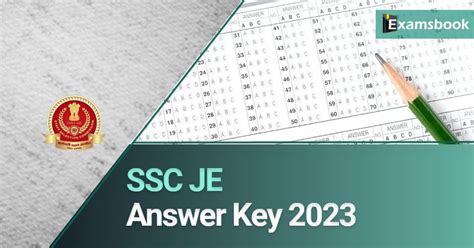 Ssc Je Answer Key Final Answer Key Out