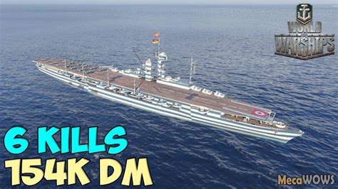 World Of WarShips August Von Parseval 6 KILLS 154K Damage