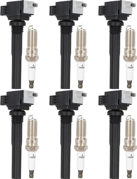 Amazon ECCPP UF826 6 Ignition Coils With 6 Iridium Spark Plugs For