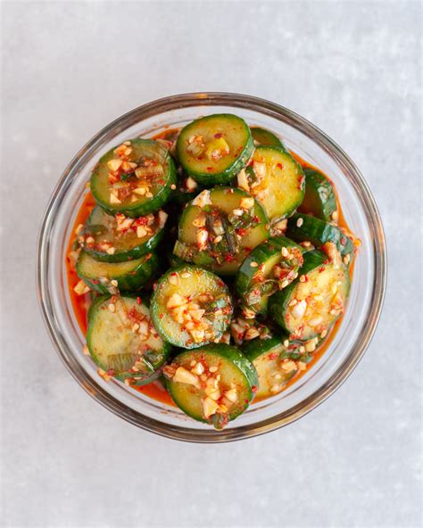 Spicy Asian Cucumber Salad Tiffany Angela